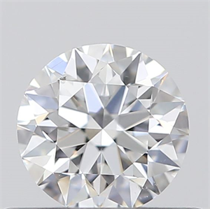 Picture of 0.40 Carats, Round with Excellent Cut, D Color, SI1 Clarity and Certified by GIA