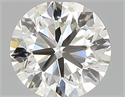 0.40 Carats, Round with Very Good Cut, J Color, VVS1 Clarity and Certified by GIA