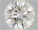 0.41 Carats, Round with Excellent Cut, J Color, IF Clarity and Certified by GIA