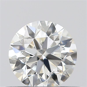 Picture of 0.43 Carats, Round with Excellent Cut, I Color, IF Clarity and Certified by GIA