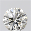 0.42 Carats, Round with Excellent Cut, L Color, VVS2 Clarity and Certified by GIA