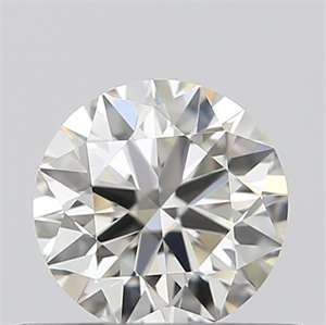 Picture of 0.42 Carats, Round with Excellent Cut, L Color, VVS2 Clarity and Certified by GIA