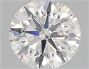 0.41 Carats, Round with Excellent Cut, E Color, VS1 Clarity and Certified by GIA