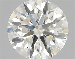 Picture of 0.60 Carats, Round with Excellent Cut, J Color, SI1 Clarity and Certified by GIA