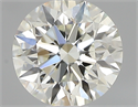 0.56 Carats, Round with Excellent Cut, K Color, VS1 Clarity and Certified by GIA