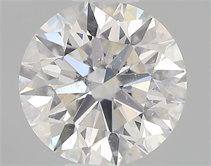 Picture of 0.53 Carats, Round with Excellent Cut, I Color, SI2 Clarity and Certified by GIA