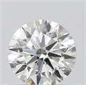 0.44 Carats, Round with Excellent Cut, F Color, SI1 Clarity and Certified by GIA