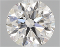 0.43 Carats, Round with Excellent Cut, I Color, VVS2 Clarity and Certified by GIA