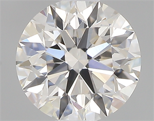 Picture of 0.43 Carats, Round with Excellent Cut, I Color, VVS2 Clarity and Certified by GIA