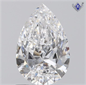 0.70 Carats, Pear D Color, VS2 Clarity and Certified by GIA