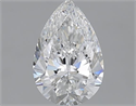 1.00 Carats, Pear D Color, VVS2 Clarity and Certified by GIA