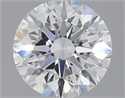 2.51 Carats, Round with Excellent Cut, D Color, VVS2 Clarity and Certified by GIA