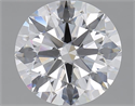 2.62 Carats, Round with Excellent Cut, D Color, VS1 Clarity and Certified by GIA