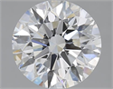 3.01 Carats, Round with Excellent Cut, E Color, SI1 Clarity and Certified by GIA