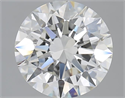 3.01 Carats, Round with Excellent Cut, H Color, VVS2 Clarity and Certified by GIA