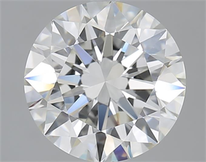 Picture of 3.01 Carats, Round with Excellent Cut, H Color, VVS2 Clarity and Certified by GIA
