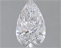 0.81 Carats, Pear D Color, VS2 Clarity and Certified by GIA