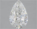 2.01 Carats, Pear F Color, SI2 Clarity and Certified by GIA