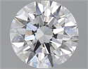 1.51 Carats, Round with Excellent Cut, D Color, SI1 Clarity and Certified by GIA