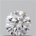 0.40 Carats, Round with Excellent Cut, E Color, SI1 Clarity and Certified by GIA