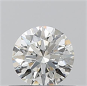 0.40 Carats, Round with Excellent Cut, J Color, SI1 Clarity and Certified by GIA