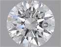 1.30 Carats, Round with Excellent Cut, D Color, VVS2 Clarity and Certified by GIA
