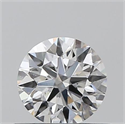 0.41 Carats, Round with Excellent Cut, F Color, SI1 Clarity and Certified by GIA
