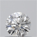 0.41 Carats, Round with Excellent Cut, F Color, SI2 Clarity and Certified by GIA