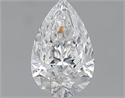 1.08 Carats, Pear D Color, VVS2 Clarity and Certified by GIA