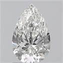 0.81 Carats, Pear H Color, VS2 Clarity and Certified by GIA