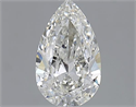 0.93 Carats, Pear H Color, VVS2 Clarity and Certified by GIA