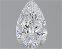 1.03 Carats, Pear D Color, VVS2 Clarity and Certified by GIA