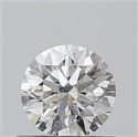 0.42 Carats, Round with Excellent Cut, G Color, SI2 Clarity and Certified by GIA