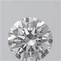 0.50 Carats, Round with Excellent Cut, I Color, SI2 Clarity and Certified by GIA