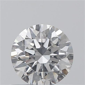 Picture of 0.50 Carats, Round with Excellent Cut, I Color, SI2 Clarity and Certified by GIA