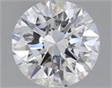 1.50 Carats, Round with Excellent Cut, E Color, VS2 Clarity and Certified by GIA