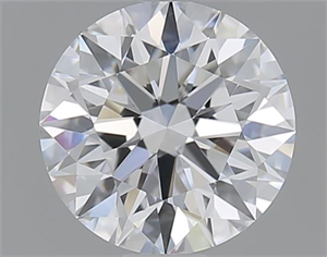 Picture of 0.95 Carats, Round with Excellent Cut, D Color, IF Clarity and Certified by GIA