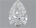 1.70 Carats, Pear D Color, VS2 Clarity and Certified by GIA