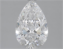 2.03 Carats, Pear E Color, SI1 Clarity and Certified by GIA