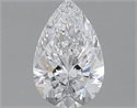 1.20 Carats, Pear D Color, SI1 Clarity and Certified by GIA