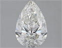 1.80 Carats, Pear H Color, VVS2 Clarity and Certified by GIA