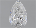 1.20 Carats, Pear E Color, SI1 Clarity and Certified by GIA