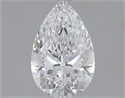 1.72 Carats, Pear D Color, SI1 Clarity and Certified by GIA