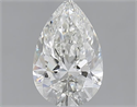 1.01 Carats, Pear H Color, VS2 Clarity and Certified by GIA