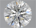 2.01 Carats, Round with Excellent Cut, J Color, SI2 Clarity and Certified by GIA