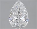 2.02 Carats, Pear D Color, SI1 Clarity and Certified by GIA