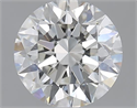 1.50 Carats, Round with Excellent Cut, G Color, SI1 Clarity and Certified by GIA