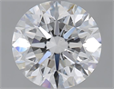 2.01 Carats, Round with Excellent Cut, D Color, VS1 Clarity and Certified by GIA