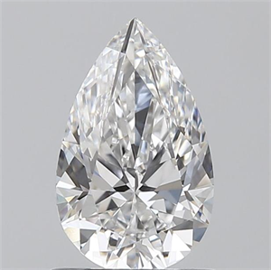 Picture of 0.81 Carats, Pear E Color, VVS2 Clarity and Certified by GIA