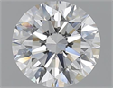 1.70 Carats, Round with Excellent Cut, G Color, SI1 Clarity and Certified by GIA